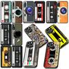 Retro Camera Vintage Cassette Tape Phone Case for Samsung Galaxy Note 20 9 10 S8 S10 Lite S9 Plus A54 A53 A21S S10E A17 Cover