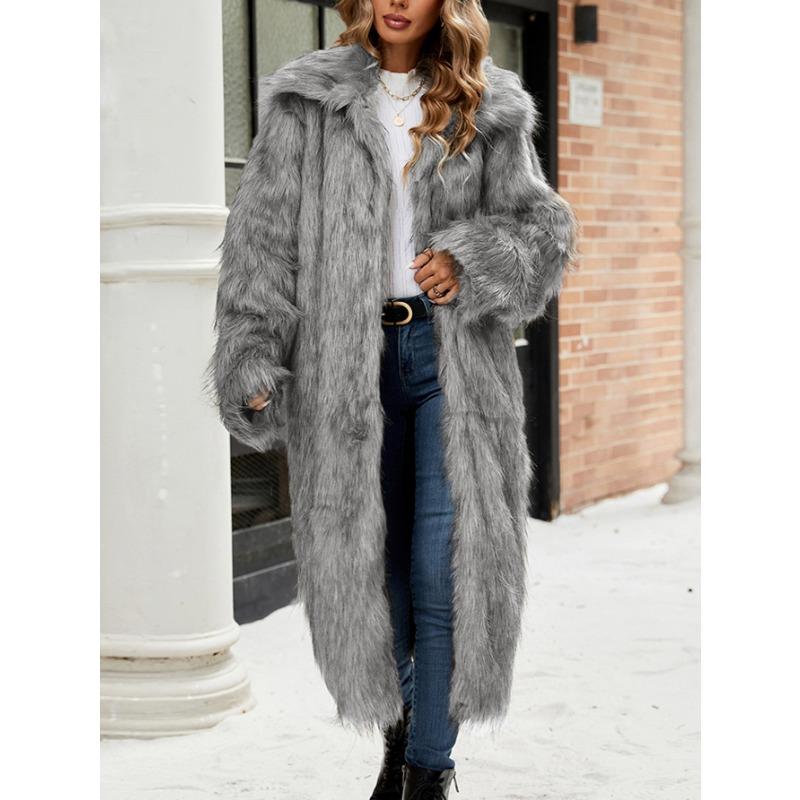 Abrigo Largo de Mujer para Otoño e Invierno