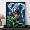 Animal Diamond Painting Painting Kit, 5D Koala Gemstone Diamond Embroidery Craft DIY Artwork Decoration Home Wall Mural