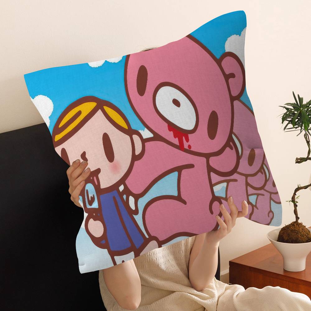 G-Gloomy B-Bear Cartoon Personalized Pillow Dust Cover Bedroom Kids Party Decoration Pillowcase Birthday Children Gift