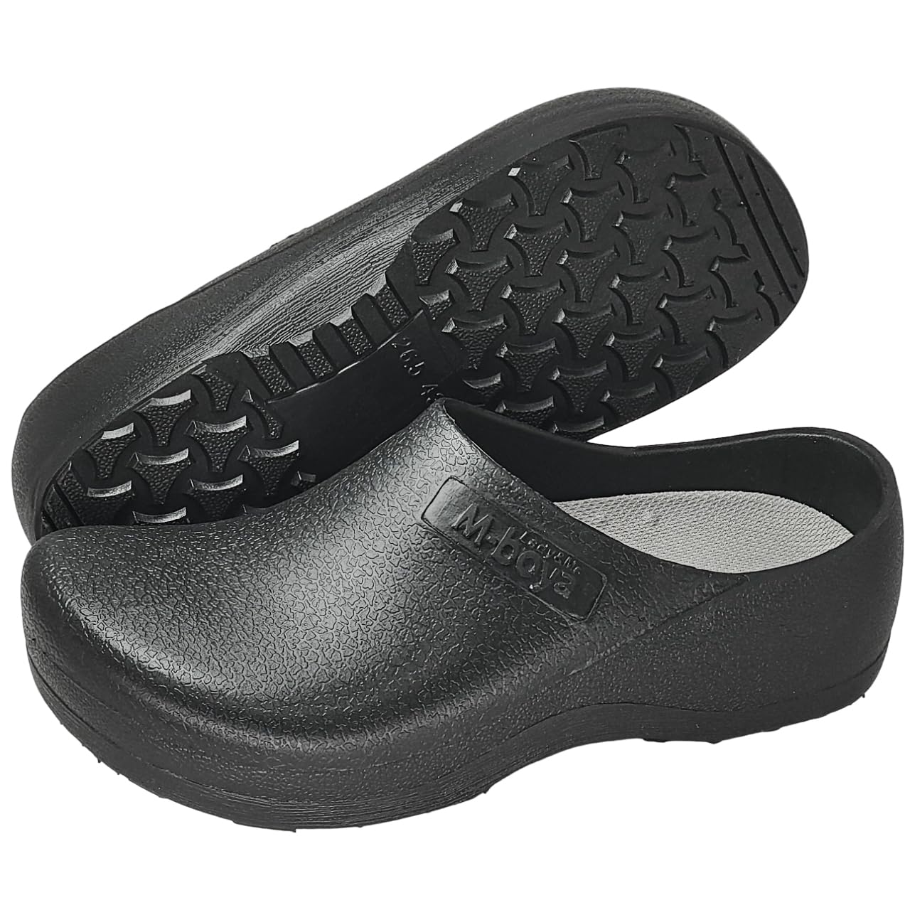 

Kintarila Chef Shoes, Black, Kitchen Clogs, Non-Slip, Waterproof, PVC Resin, for Men and Women, S076 (Black, 40cm, 25.0cm)
