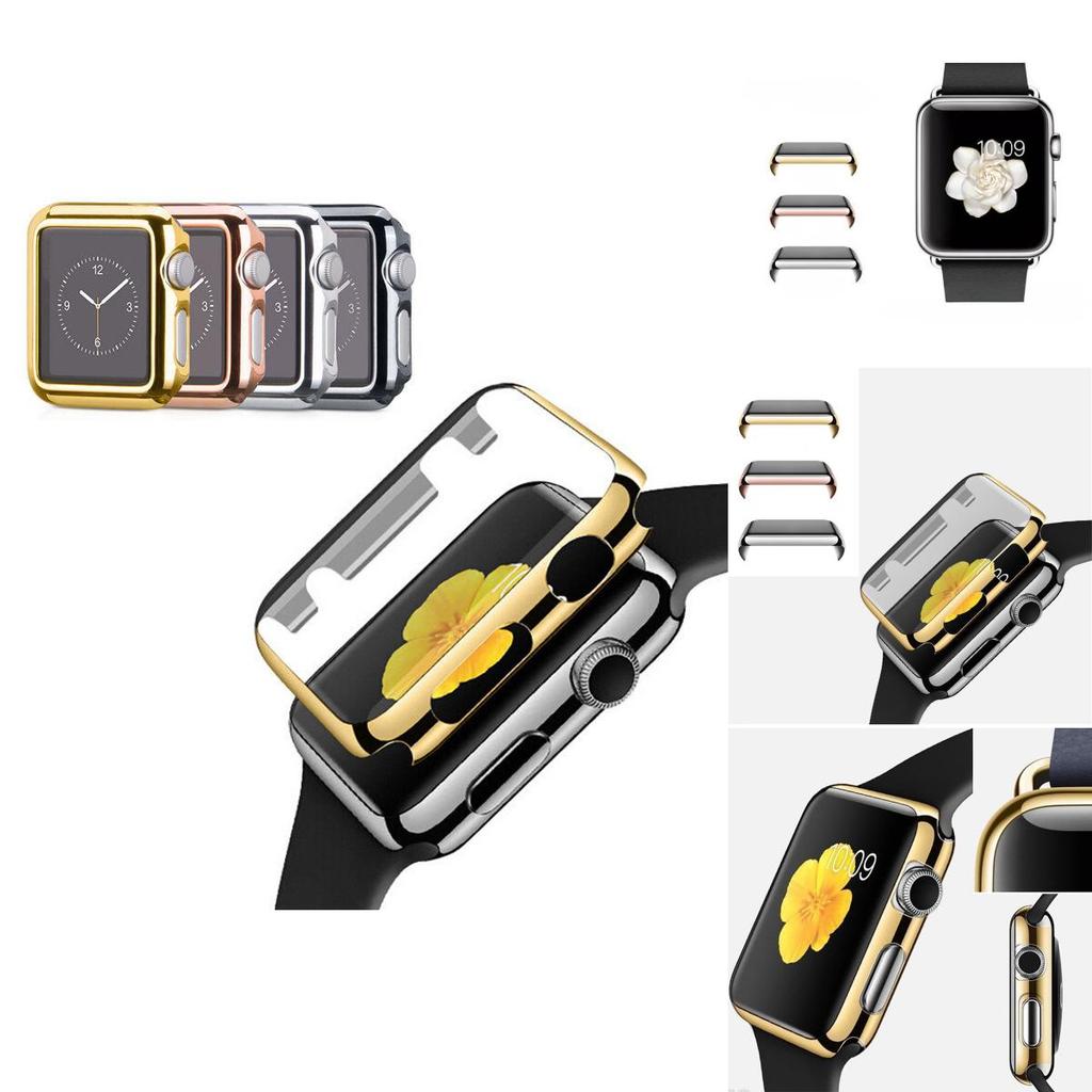 Apple Watch Protective Shell Pc Electroplate Hard Cover Protective Sleeve