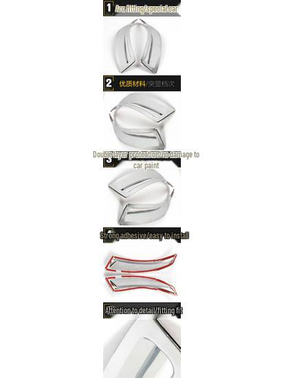 Autocolante Decorative pentru Ornamentul Lămpii de Ceață Spate Tiguan, Se Potrivesc Modelelor 2010-2012