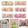 Artificial Flower Panel Flower Arrangements for Wedding Home Dining Table