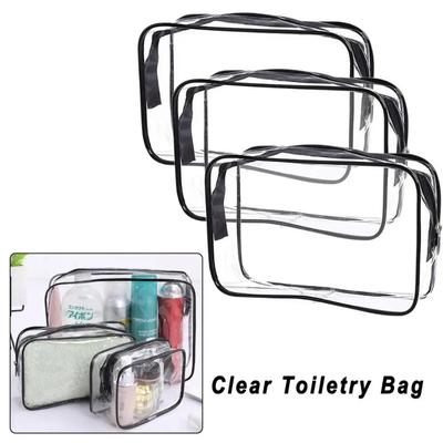 Portable Cosmetic Bag Cosmetic Storage Bag Transparent Waterproof Travel Wash Bag Bathroom Organizer Bag Organizer