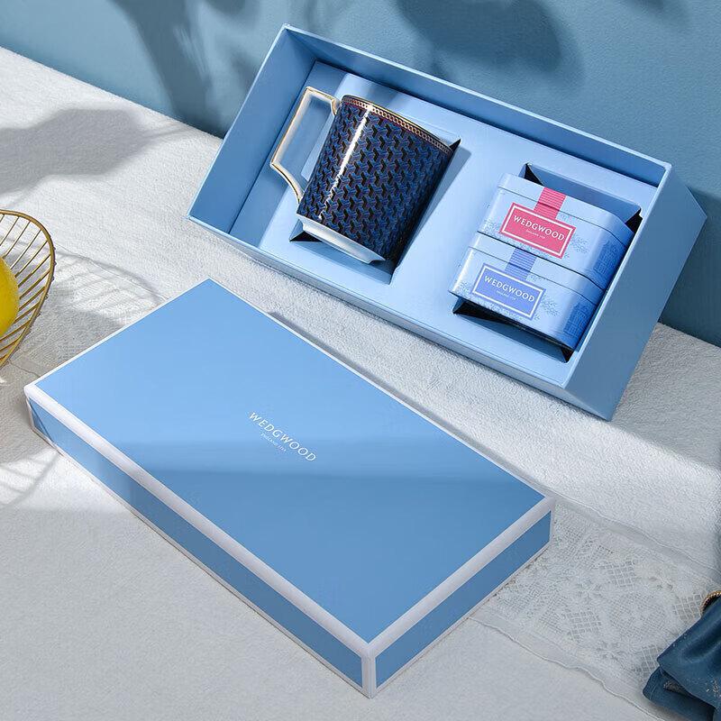 Wedgwood Byzantine 22k Gold Rim Ceramic Mug Set