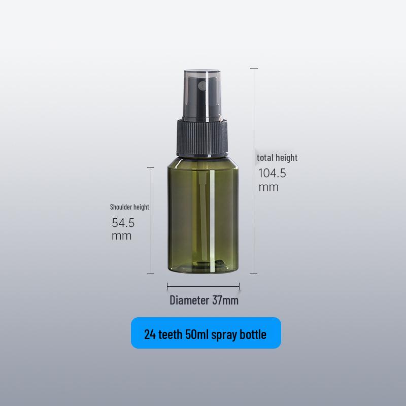 Amber Fine Mist Spray Bottle – 100/150ml PET Plastic for Cosmetics