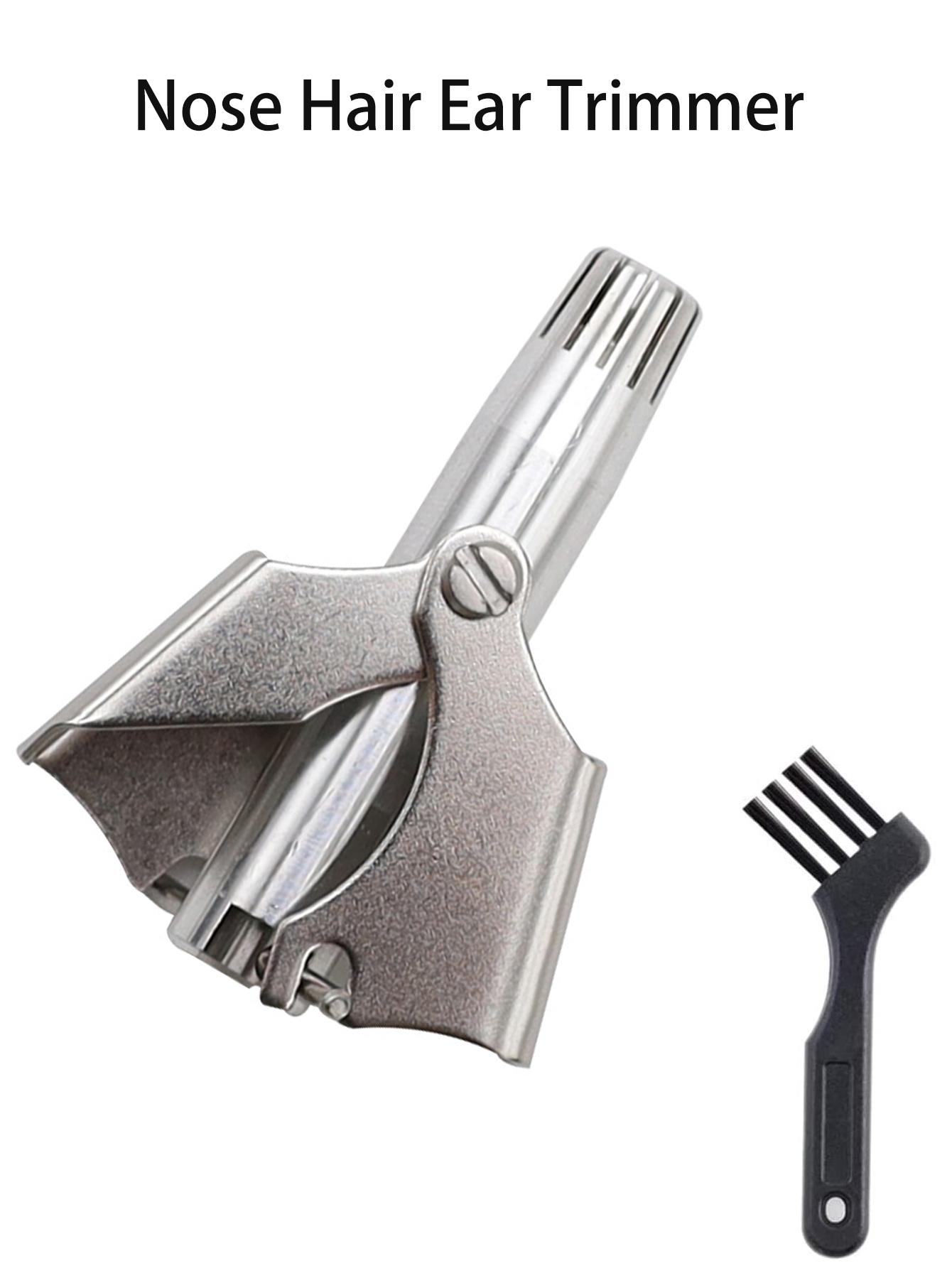 

Триммер для волос в носу для мужчин, очиститель для ушей, бритва для бритья из нержавеющей стали, моющиеся высококачественные инструменты для удаления волос, портативное средство для удаления волос, бритва для носа