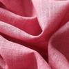 Women Round Collar Solid Color Dress Ladies Mid-length Waist Long Skirt Cotton A-Linen Dresses Women Clothing