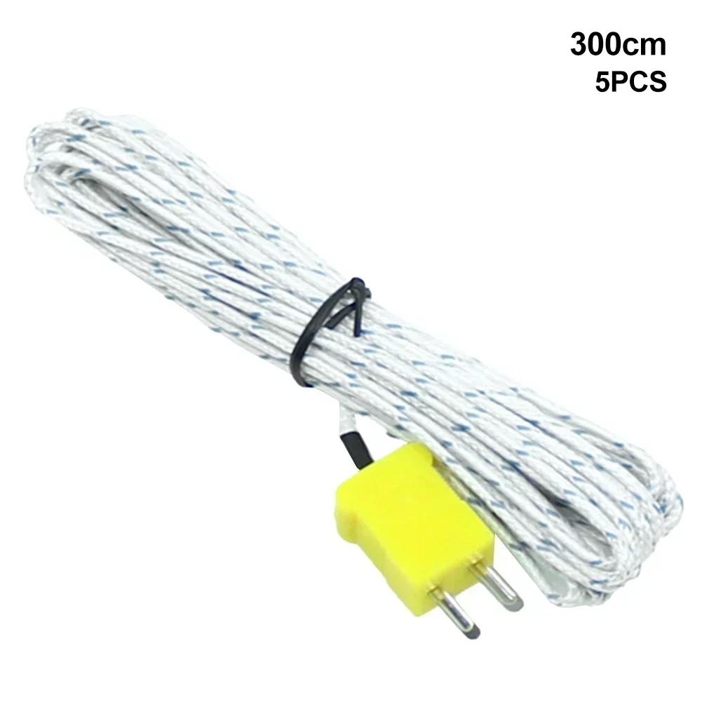 

5PCS K-type Mini Connector Temperature Probe Sensor K-type Temperature Thermocouple Wire For Air And Gas Fast Measurement