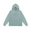 Unisex Oversized Hooded Sweatshirt With Flock Letter Print Soft Cotton Blend Warm Lined