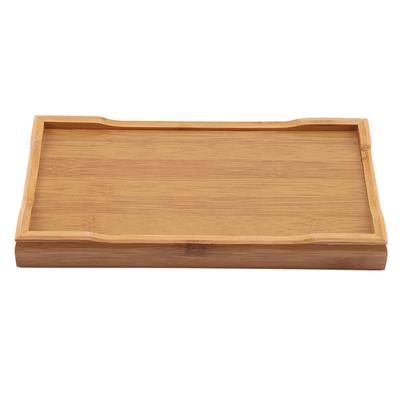 1Pc Bamboo   Tea Serving Tray Chinese Gongfu Tea Plate for   Table