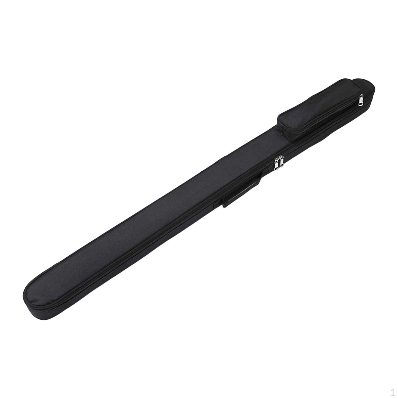 

Billiard Cue Storage Case with Zipped Pocket for Hanging Sunglasses. чёрный