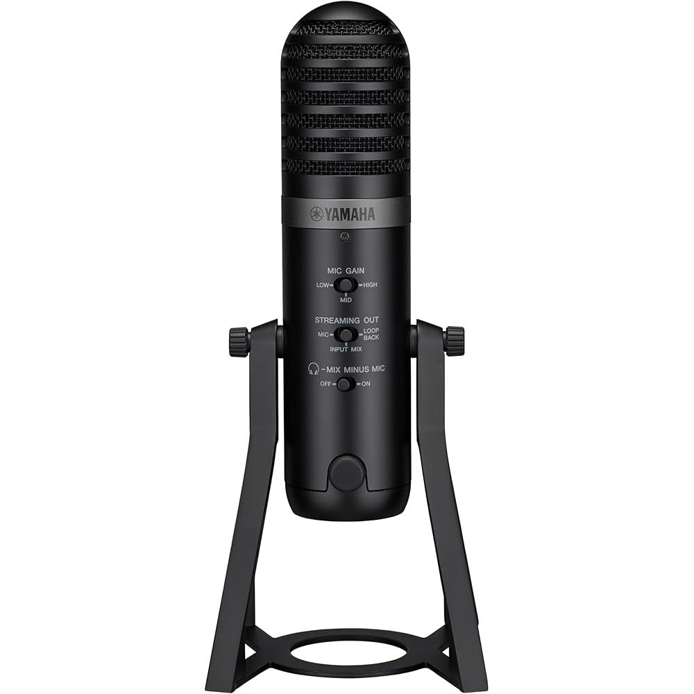 Yamaha YAMAHA live streaming microphone with microphone integrated USB microphone black AG01 B