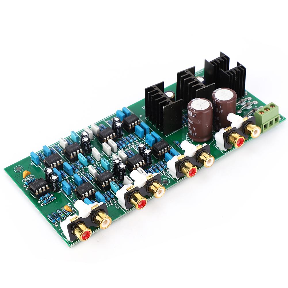 LinkwitzRiley 3way Electronic 6Channel Frequency Dividing Board 310HZ3.1KHZ