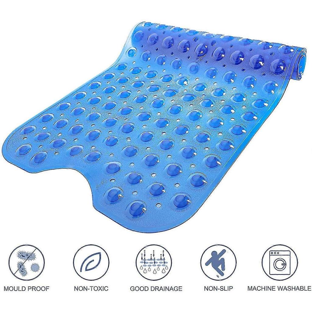 Bathtub Mats For Shower Tub Extra Long Non-slip Bath Mat, 39 X 16 Inch Shower Mat