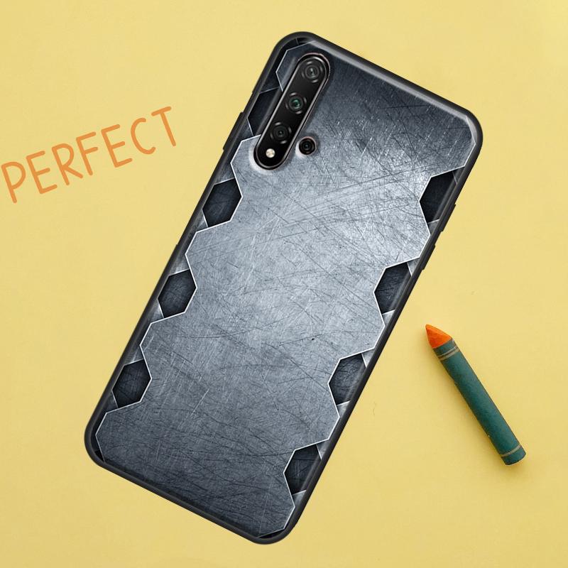 

Стальной Железный Металлический Узор Для Huawei Nova 5T 9 10 SE 7i 8i 11i 12i Y60 Y61 Y70 Y72 Y73 Y90 Y91 P20 P30 P40 Lite Чехол Huawei Nova 11i