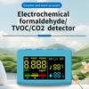 Electrochemical Formaldehyde Sensor Air Quality Detector HCHO TVOC CO2 Tester High Precise