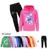 5043x Kids Girls Rumi Zoey Mira Print Hoodies Pants Trouser Clothes Set