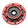 2PCS Car Super Loud Horns Red/Black Car Motorcycle Electric Blast Tone Air Horn Kit 12V 115DB Horn Speaker Horns Universal