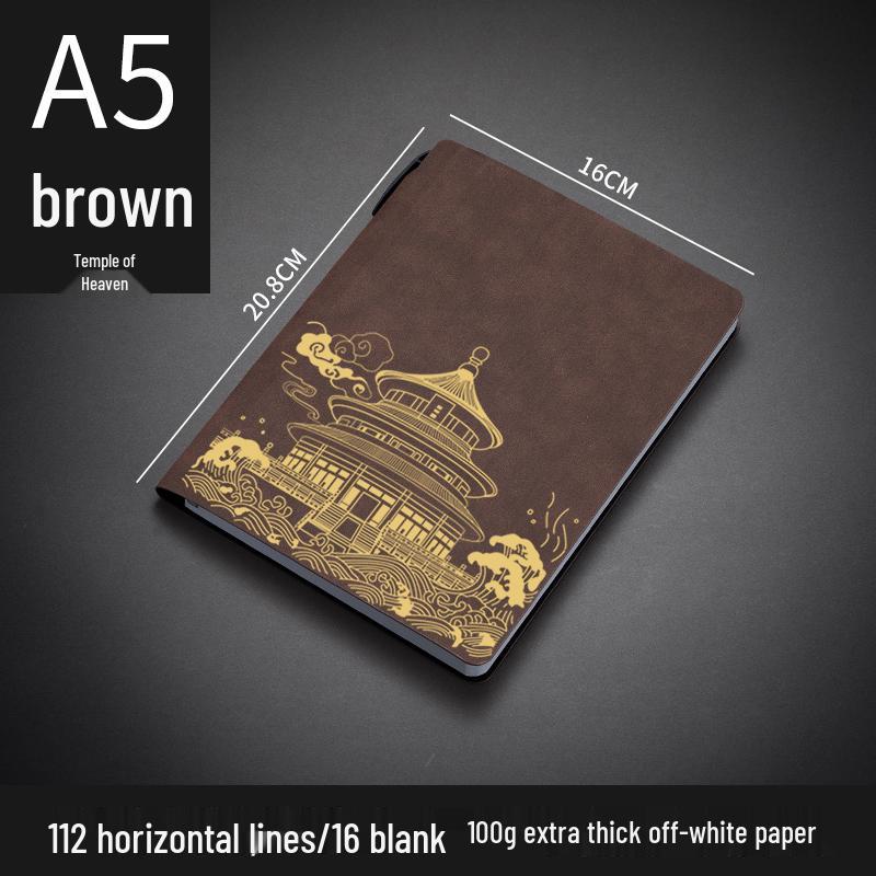 Customizable Sheepskin Notebook with Pen & Free Engraving - Company Logo 2025 Diary, A6/A5/B