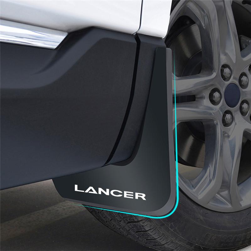 Car Mud Flaps Fender For Mitsubishi Lancer 9 2007 2008 2009 2010 2011 - 4Pcs Car Front Rear  Mud Splash Guards