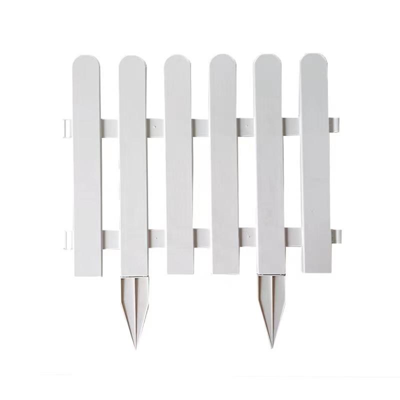White PVC Fence: Indoor/Outdoor Garden Barrier and Decorative Guardrail