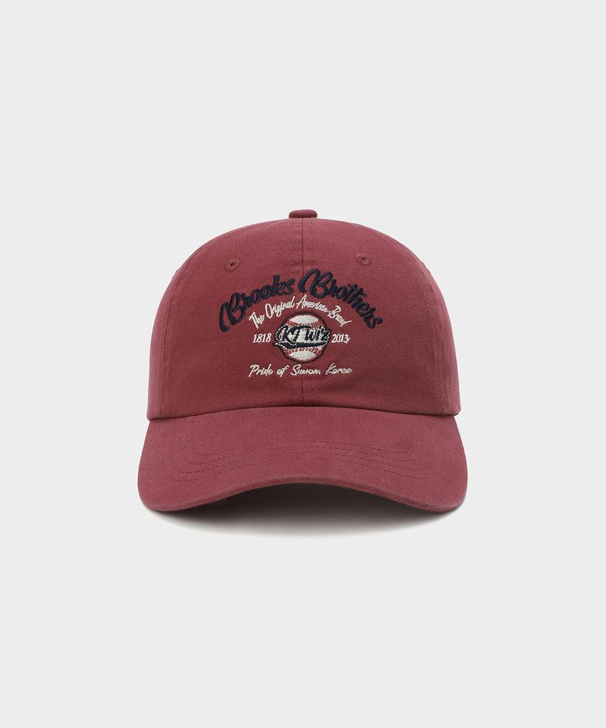 BROOKS BROTHERS [Bb X Kt Wiz] Ball Cap (Burgundy) (Bbacmog501)