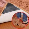 4/8pcs Triangular Carpet Anti Slip Stickers for Tile Floor Carpet Corner Pads Washable and Reusable Bathroom Rug Fixed Paste