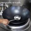 HDST 46cm Double-Handle Wrought Iron Wok