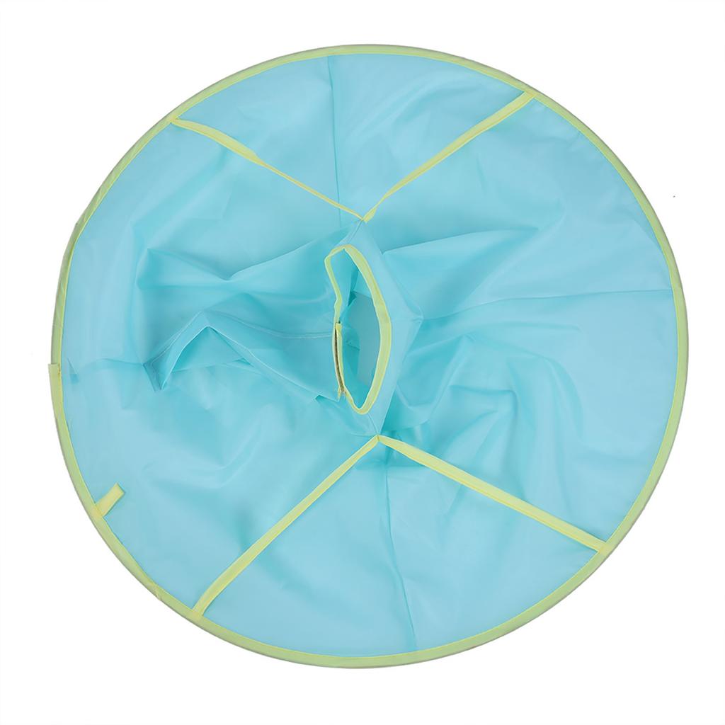 Hair Cutting Cape Cloak Clothes Haircut Salon Hairdresser for Children Kids (Blue)