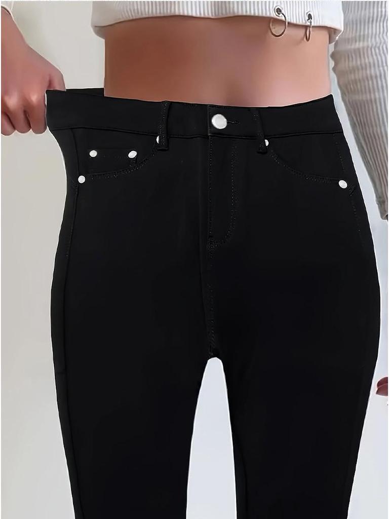 Dámské džíny tužkového střihu s nízkým pasem, strečové, zeštíhlující - jaro/léto