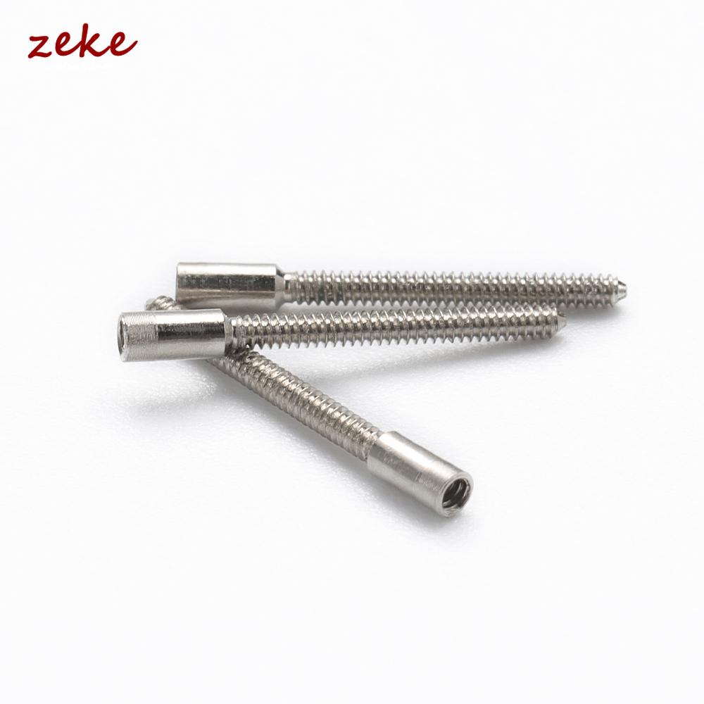 10 Pieces Stem Extensions Extenders Repair Watch Crown Stems 0.9mm Threads for Self Repairers Watchmakers Watch Accessories