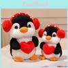 Pinguin Plüschtier mit Kopfhörern für Kinder und zum Verschenken