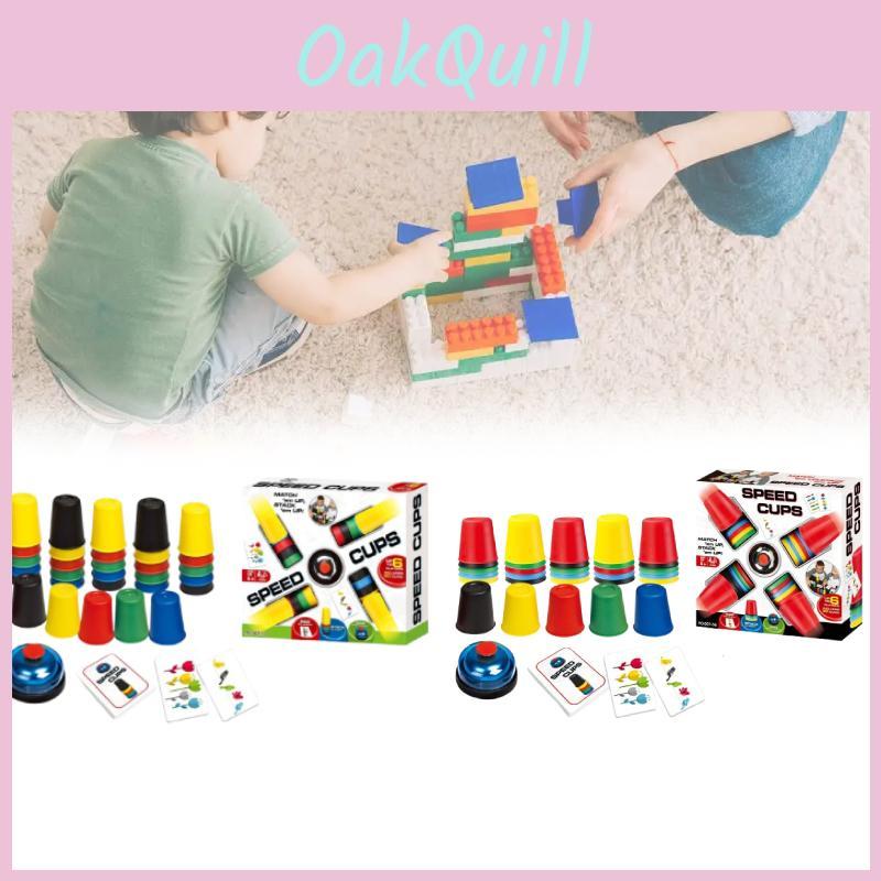 Kids Indoor Stacking Cup Challenge Toy With Plastic Material For Visual And Cognitive Skills