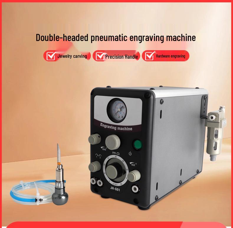 Pneumatic Jewelry Inlay and Engraving Machine for Gold, Silver, and Copper.