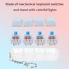 Mechanische Taste  4 Tasten Tastatur Schlüsselanhänger  Tastatur Clicker  Tastatur Würfel  für Erwachsene zum Stressabbau Zeitvertreib