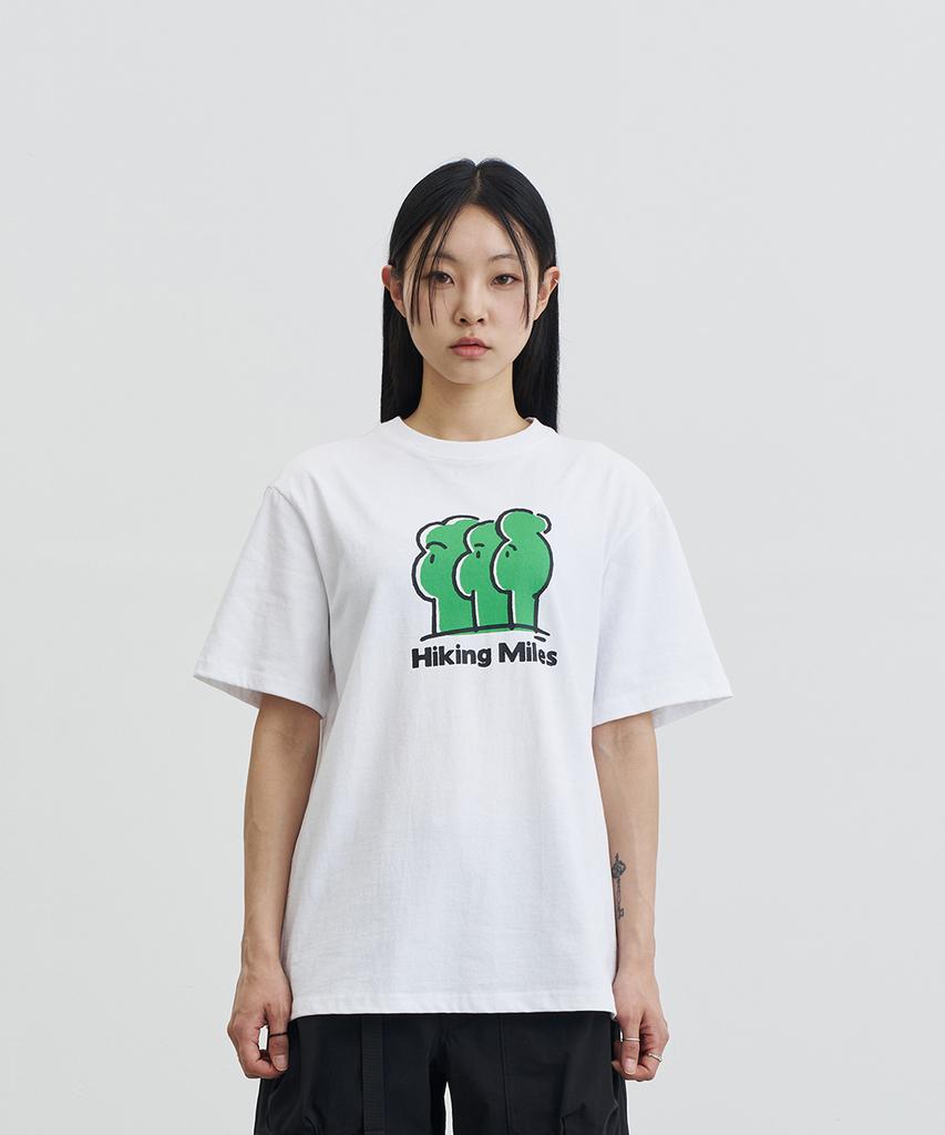 Goyoweeo Hiking Miles T-Shirt (White)