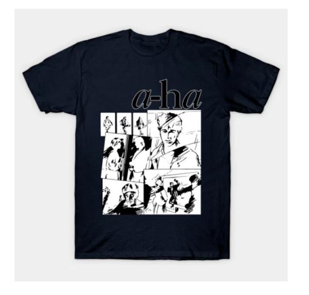 Schwarz,,, A-ha T-Shirt, HEISS,, Sommer neu neu, Halloween neues Hemd