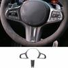 Carbon Fiber Style Steering Wheel Cover Fit for BMW 3 Series G20 -