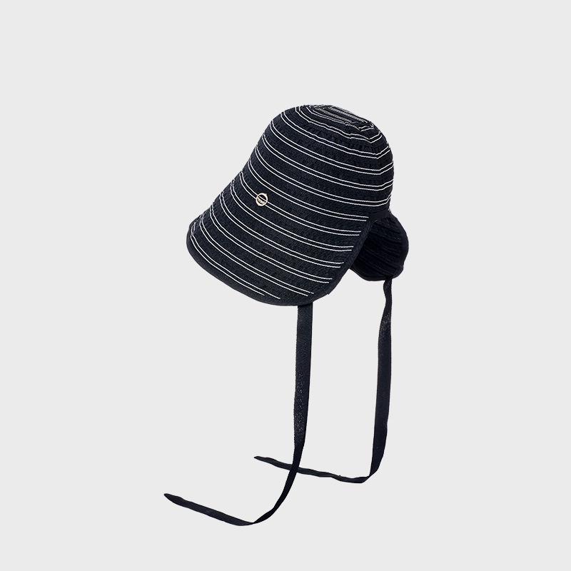 Striped Fisherman Hat Breathable Sun Hat Summer Bucket Hat