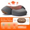 Neck Massager Pillow Cervical Orthopedic Pillow Lifting Traction Relax Hot Compress Vibration Massage Neck Pain Relief