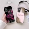 J-JuicysS Couture Phone Case Glass For Samsung S24 S26 S23 S20 S25 S21 S22 Ultra Fe Plus A05 A06 A16 A26 A36 A56 Coque