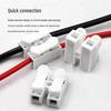 Self-Locking Quick Wire Connector for LED Ceiling Light, 2-Position Push-Type, 0.2-2.5mm Terminal Block