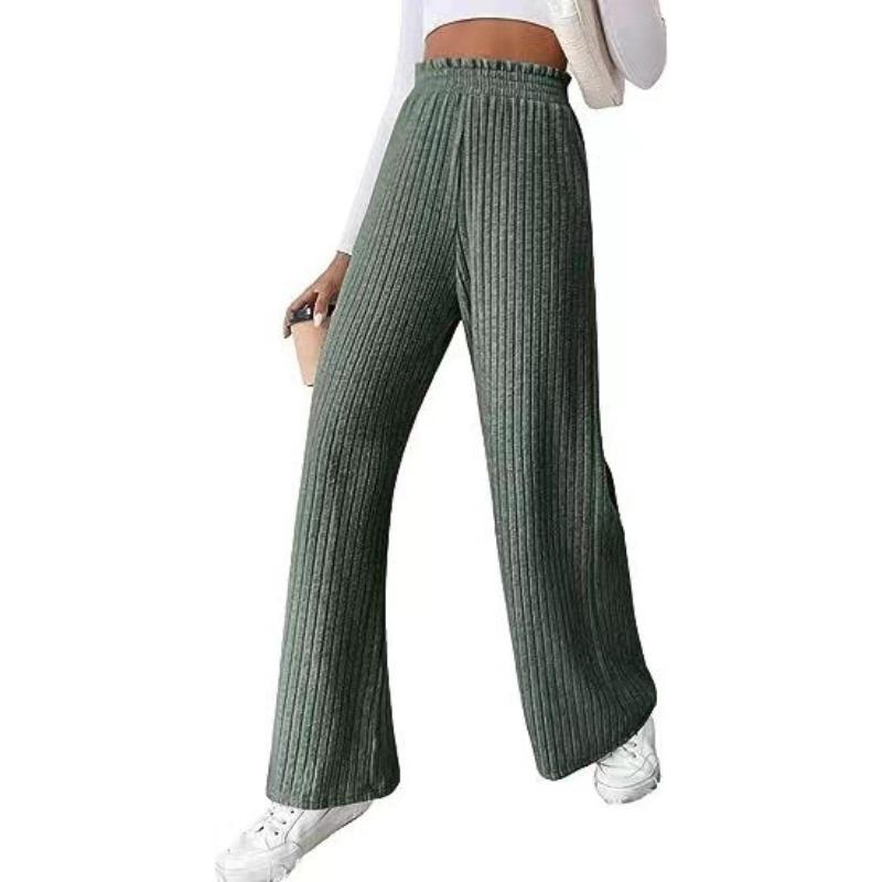 Autumn and Winter Casual Loose Knitted Women's Pants & Capris
