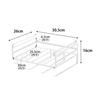 Yamazaki Tower Under-Shelf Multi-Function Rack White, 30.5x26x16cm