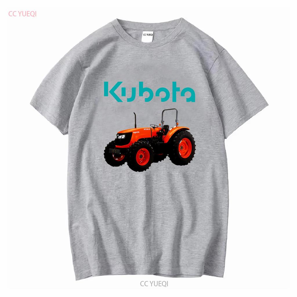 Kubota Tractor Farm Logo Mens Black T Shirt Size S To 3XL Vintage Washed Stylish Casual Designer Clothes Soft