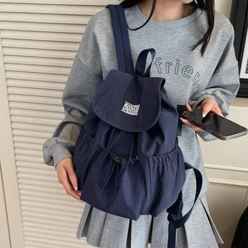 Casual Large Capaci Student Backpack Women's 2026 New Sle Outdoor Faion Commuting Bag Lightweight Simple Design Multifu Backpack