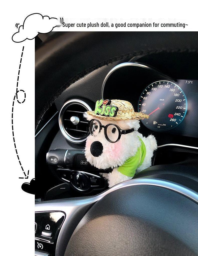 Plüsch Blinkerhebel Puppe - Auto Innenraum Ornament und Scheibenwischer Dekoration