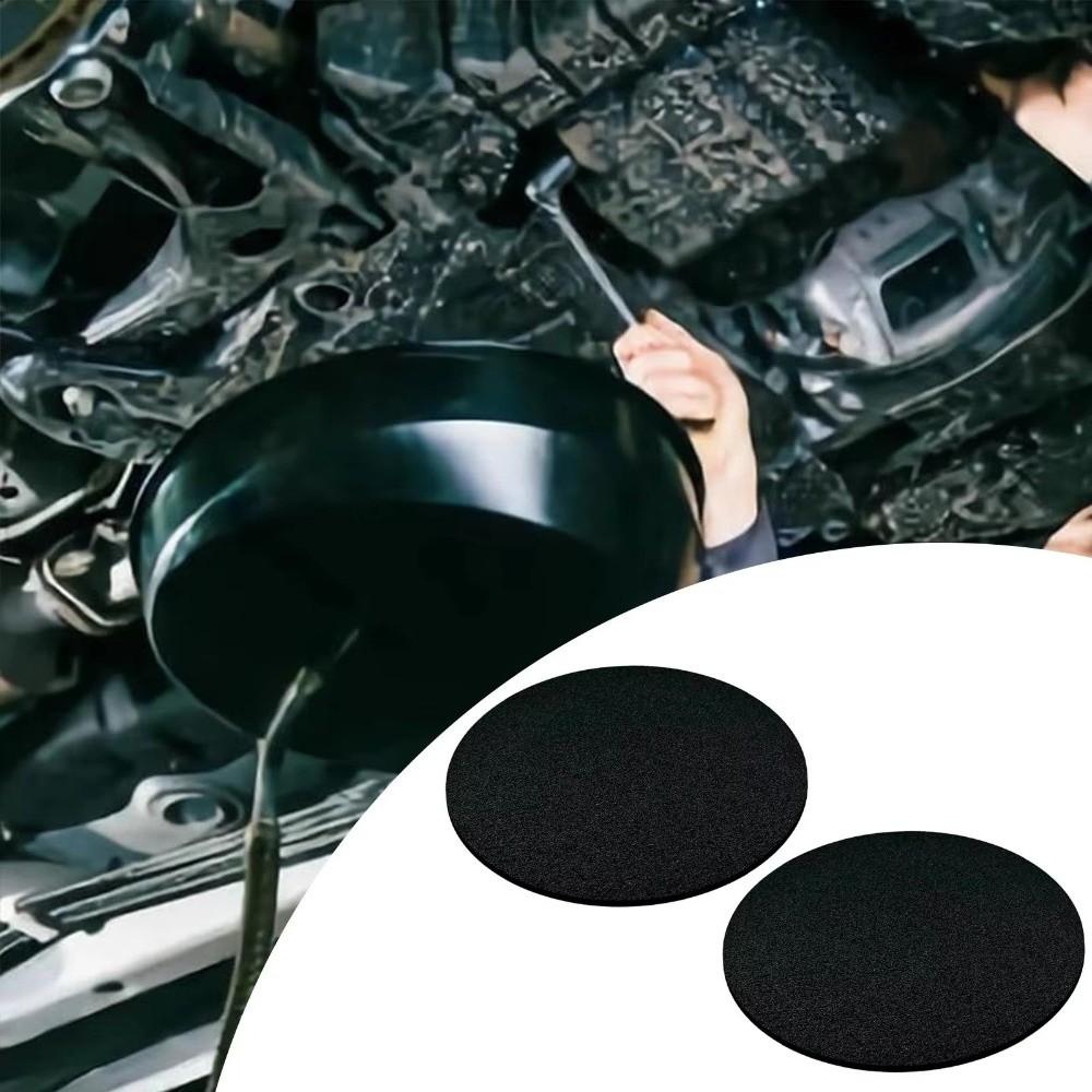 2pcs New Multiuse Oil Drain Splash Pad Lightweight Sponge Pad Oil Change Mat Transmission Drain Pan Garage Automotive